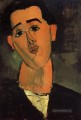 Porträt juan gris 1915 Amedeo Modigliani